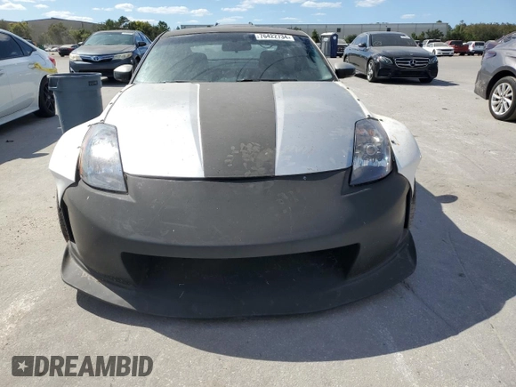 2005 Nissan 350Z with VIN JN1AZ34D95M607395, listed as a Copart auction lot 76422734 with 111,396 mi miles and Non Repairable. Bid and sale history available at DreamBid. Image 5.