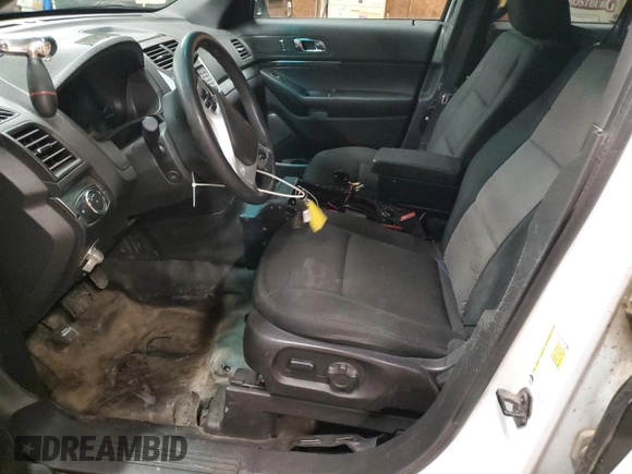 2015 Ford Utility Police Interceptor with VIN 1FM5K8AR1FGC66697, listed as a Copart auction lot 84403744 with 0 mi miles and Salvage Title. Bid and sale history available at carsss.com. Image 7.