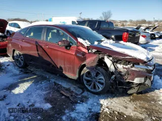 2018 Honda Clarity Plug-In Hybrid with VIN JHMZC5F11JC022972, listed as a Copart auction lot 38949914 with 72,740 mi miles. Bid and sale history available at carsss.com. Image 4.