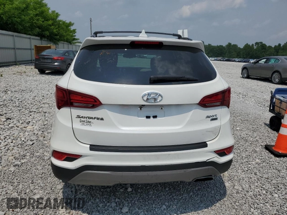 2017 Hyundai Santa Fe 2.4L with VIN 5XYZUDLB2HG428965, listed as a Copart auction lot 60867185 with 124,285 mi miles and Clean title. Bid and sale history available at DreamBid. Image 6.