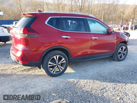 2019 Nissan Rogue SL with VIN 5N1AT2MV6KC744650, listed as a IAAI auction lot 41815344 with 82,773 mi miles. Bid and sale history available at carsss.com. Image 4.
