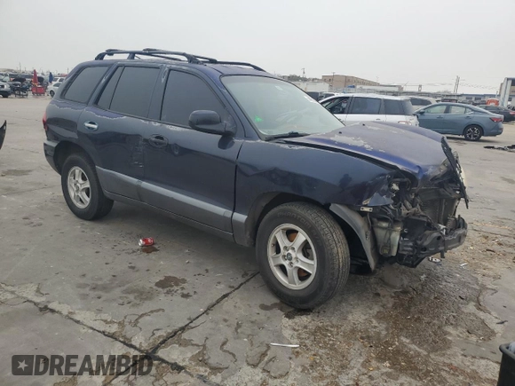2004 Hyundai Santa Fe GLS with VIN KM8SC13D84U783292, listed as a Copart auction lot 44213045 with 0 mi miles and Salvage Title. Bid and sale history available at carsss.com. Image 4.