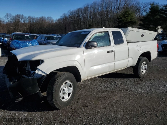 2021 Toyota Tacoma 2WD SR with VIN 3TYRX5GN9MT025780, listed as a Copart auction lot 48415165 with 0 mi miles and Salvage Title. Bid and sale history available at carsss.com. Image 1.