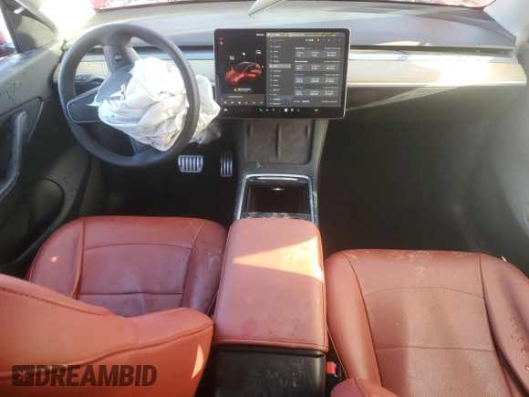 2021 Tesla Model Y Performance z VIN 5YJYGDEF8MF276050, wystawiony jako Copart lot #49314585 z przebiegiem 35 479 mil mil oraz Szkoda całkowita • Salvage title. Historia ofert i sprzedaży dostępna na DreamBid. Obrazek 8.