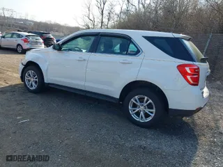 2017 Chevrolet Equinox LS with VIN 2GNFLEEK6H6127354, listed as a IAAI auction lot 41887997 with 107,512 mi miles. Bid and sale history available at carsss.com. Image 3.