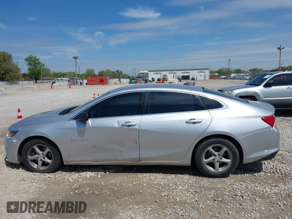 2016 Chevrolet Malibu LS with VIN 1G1ZB5STXGF266695, listed as a IAAI auction lot 42205185 with 166,139 mi miles and . Bid and sale history available at carsss.com. Image 14.