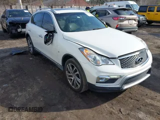 2017 Infiniti QX50 with VIN JN1BJ0RP3HM383705, listed as a IAAI auction lot 41794778 with 68,739 mi miles. Bid and sale history available at carsss.com. Image 1.
