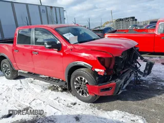 2021 Nissan Titan Pro-4X with VIN 1N6AA1ED6MN532524, listed as a IAAI auction lot 41225606 with 44,225 mi miles and . Bid and sale history available at DreamBid. Image 12.