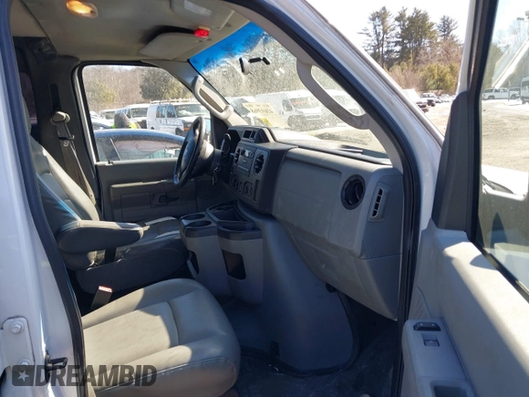 2010 Ford Econoline Cargo Commercial with VIN 1FTNE2EW7ADA24421, listed as a IAAI auction lot 41693968 with 128,836 mi miles and . Bid and sale history available at DreamBid. Image 5.