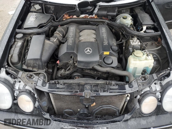 2001 Mercedes-Benz E-Class with VIN WDBJF65J31B203461, listed as a Copart auction lot 44416005 with 179,335 mi miles and Salvage Title. Bid and sale history available at carsss.com. Image 11.