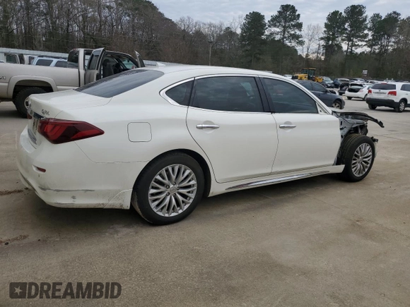 2016 Infiniti Q70 z VIN JN1BY1PP9GM631376, wystawiony jako Copart lot #89205375 z przebiegiem 100 433 mil mil oraz Szkoda całkowita • Salvage title. Historia ofert i sprzedaży dostępna na DreamBid. Obrazek 3.