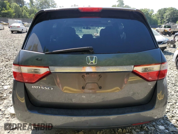2012 Honda Odyssey EX-L with VIN 5FNRL5H69CB019771, listed as a Copart auction lot 59333624 with 197,203 mi miles and Salvage Title. Bid and sale history available at carsss.com. Image 6.