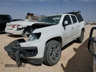 2022 Chevrolet Colorado 2WD Work Truck with VIN 1GCGSBEA4N1312877, listed as a Copart auction lot 87081854 with 0 mi miles and Salvage Title. Bid and sale history available at carsss.com. Image 1.