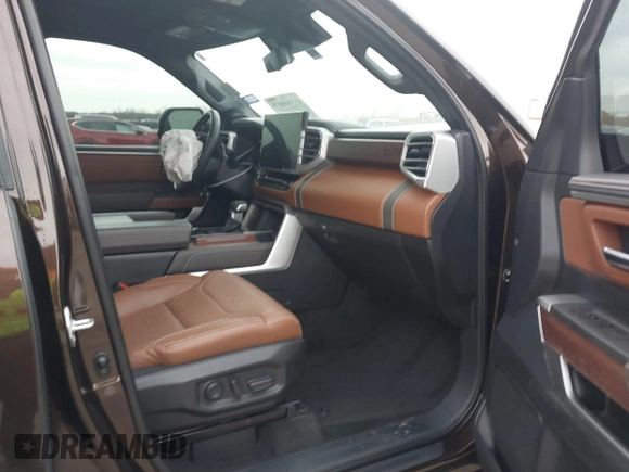 2023 Toyota Tundra 1794 Edition with VIN 5TFMA5AB1PX021419, listed as a IAAI auction lot 41359917 with 41,258 mi miles and . Bid and sale history available at DreamBid. Image 5.