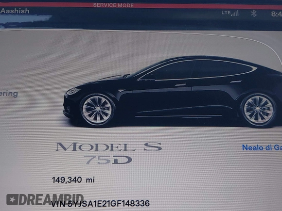 2016 Tesla Model S 90D с VIN 5YJSA1E21GF148336, выставлен на аукционе IAAI как лот 42304073 с пробегом 149 340 миль миль и . История ставок и продаж доступна на DreamBid. Изображение 16.