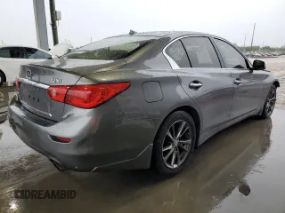 2017 Infiniti Q50 3.0t Sport with VIN JN1EV7AR7HM838322, listed as a Copart auction lot 88759165 with 86,733 mi miles and Salvage Title. Bid and sale history available at carsss.com. Image 3.