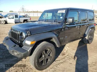 2023 Jeep Wrangler Sport S with VIN 1C4HJXDG5PW615926, listed as a Copart auction lot 84765684 with 23,333 mi miles and Salvage Title. Bid and sale history available at DreamBid. Image 1.