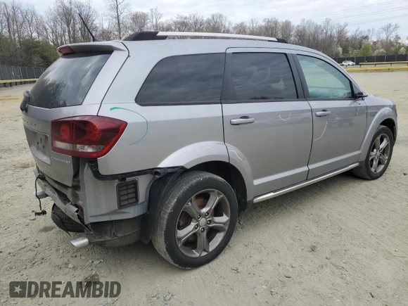 2017 Dodge Journey Crossroad Plus z VIN 3C4PDDGG6HT578759, wystawiony jako Copart lot #49619255 z przebiegiem 157 394 mil mil oraz Szkoda całkowita • Salvage title. Historia ofert i sprzedaży dostępna na DreamBid. Obrazek 3.