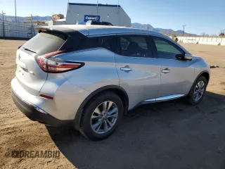 2018 Nissan Murano SL with VIN 5N1AZ2MH2JN180572, listed as a Copart auction lot 48704955 with 61,022 mi miles and Salvage Title. Bid and sale history available at DreamBid. Image 3.