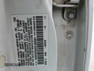 2003 Honda Civic z VIN 1HGEN26503L000381, wystawiony jako Copart lot #47497295 z przebiegiem 103 341 mil mil oraz Szkoda całkowita • Salvage title. Historia ofert i sprzedaży dostępna na DreamBid. Obrazek 12.