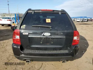 2010 Kia Sportage LX with VIN KNDKG3A43A7726547, listed as a Copart auction lot 51558525 with 72,842 mi miles and Salvage Title. Bid and sale history available at carsss.com. Image 6.