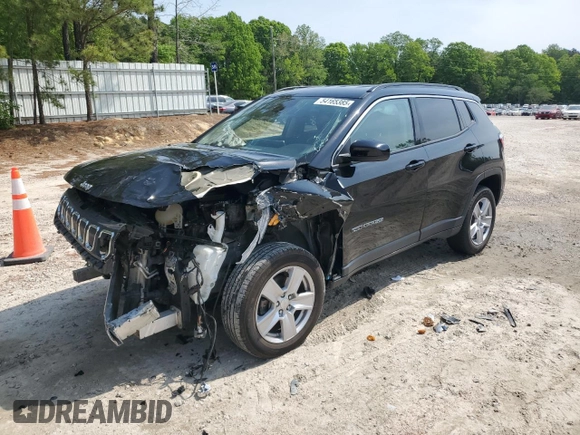 2022 Jeep Compass Latitude с VIN 3C4NJDBB7NT231769, выставлен на аукционе Copart как лот 55791685 с пробегом 57 942 миль миль и Списание • Salvage title. История ставок и продаж доступна на DreamBid. Изображение 1.