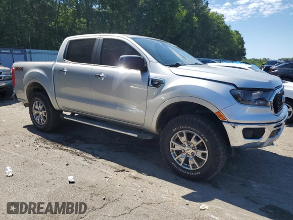 2019 Ford Ranger XL with VIN 1FTER4FH1KLA47197, listed as a Copart auction lot 58034145 with 114,002 mi miles and Salvage title. Bid and sale history available at DreamBid. Image 4.