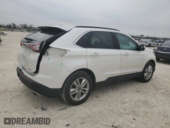 2015 Ford Edge SEL with VIN 2FMTK3J87FBC27296, listed as a Copart auction lot 45955775 with 157,480 mi miles and Salvage Title. Bid and sale history available at carsss.com. Image 3.