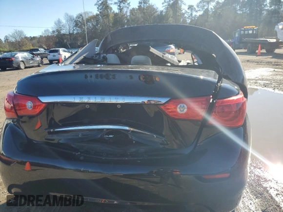 2016 Infiniti Q50 3.0t Premium with VIN JN1EV7AP1GM302186, listed as a Copart auction lot 86190194 with 0 mi miles and Salvage Title. Bid and sale history available at carsss.com. Image 6.