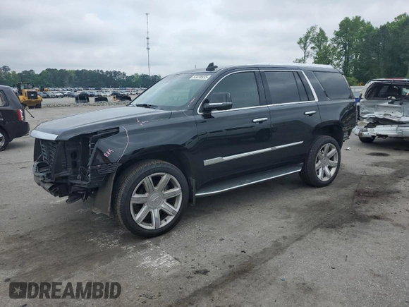 2018 Cadillac Escalade Luxury with VIN 1GYS3BKJ1JR284182, listed as a Copart auction lot 53338935 with 103,398 mi miles and Salvage title. Bid and sale history available at DreamBid. Image 1.