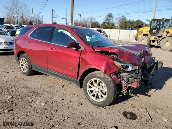 2020 Chevrolet Equinox LT with VIN 2GNAXUEV5L6267875, listed as a Copart auction lot 87297164 with 49,093 mi miles and Salvage Title. Bid and sale history available at carsss.com. Image 4.
