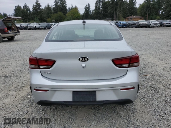2021 Kia Rio LX with VIN 3KPA24AD7ME395704, listed as a Copart auction lot 70481794 with 0 mi miles and Salvage Title. Bid and sale history available at carsss.com. Image 6.