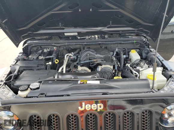 2014 Jeep Wrangler Sport with VIN 1C4AJWAG1EL200181, listed as a Copart auction lot 61165595 with 101,234 mi miles and Salvage title. Bid and sale history available at DreamBid. Image 12.