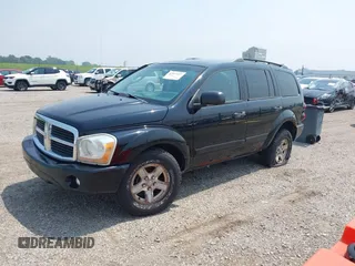 2005 Dodge Durango SLT with VIN 1D4HB48D35F576037, listed as a IAAI auction lot 42873937 with 238,266 mi miles and . Bid and sale history available at DreamBid. Image 2.