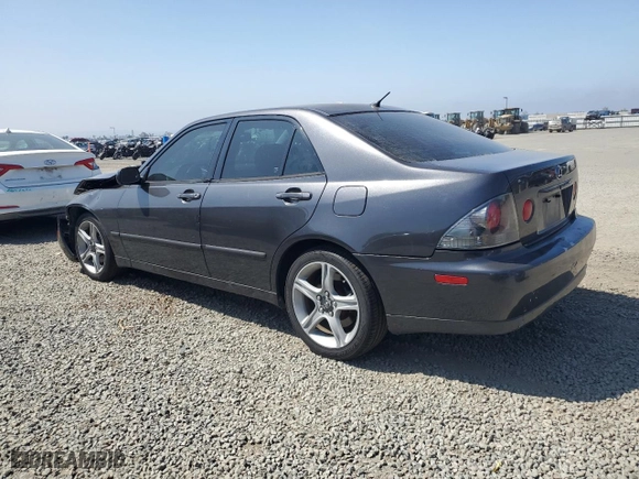 2002 Lexus IS 300 with VIN JTHBD192320043367, listed as a Copart auction lot 50256315 with 240,104 mi miles and Salvage Title. Bid and sale history available at carsss.com. Image 2.