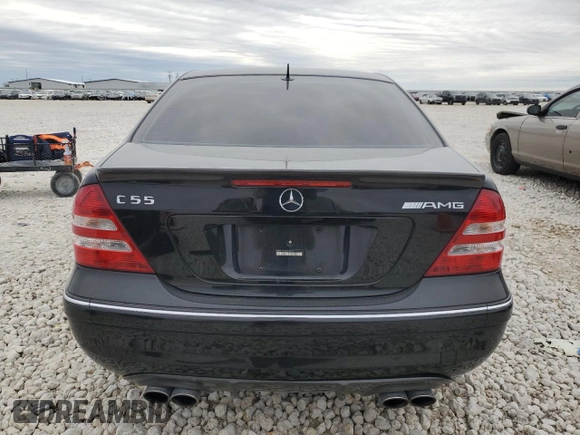 2006 Mercedes-Benz C 55 AMG with VIN WDBRF76J46F770916, listed as a Copart auction lot 88725275 with 82,502 mi miles and Salvage title. Bid and sale history available at DreamBid. Image 6.