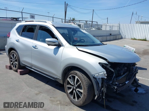 2019 Nissan Rogue SV with VIN 5N1AT2MT1KC788635, listed as a IAAI auction lot 42094964 with 50,431 mi miles and . Bid and sale history available at DreamBid. Image 1.