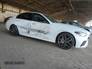 2023 Mercedes-Benz C 300 with VIN W1KAF4GB4PR122065, listed as a Copart auction lot 48254765 with 31,464 mi miles and Salvage Title. Bid and sale history available at carsss.com. Image 4.