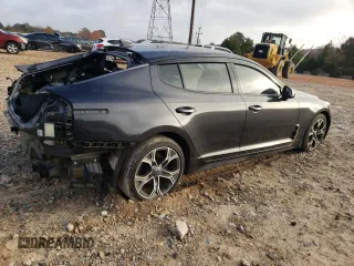 2020 Kia Stinger GT-Line with VIN KNAE15LA7L6076947, listed as a Copart auction lot 78485194 with 34,053 mi miles and Salvage Title. Bid and sale history available at DreamBid. Image 3.