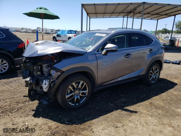 2016 Lexus NX 300h with VIN JTJBJRBZ0G2048454, listed as a Copart auction lot 65259953 with 76615 miles. Bid and sale history available at carsss.com. Image 1.