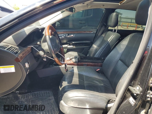 2008 Mercedes-Benz S-Class 5.5L V8 with VIN WDDNG86X28A193137, listed as a Copart auction lot 49550625 with 169,000 mi miles and Clean Title. Bid and sale history available at carsss.com. Image 7.