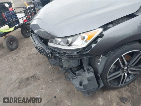 2017 Honda Accord Sport with VIN 1HGCR2F59HA077331, listed as a IAAI auction lot 41727621 with 254,635 mi miles. Bid and sale history available at carsss.com. Image 6.