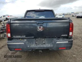 2019 Honda Ridgeline Sport with VIN 5FPYK3F17KB002256, listed as a Copart auction lot 49185915 with 62,481 mi miles and Salvage title. Bid and sale history available at DreamBid. Image 6.