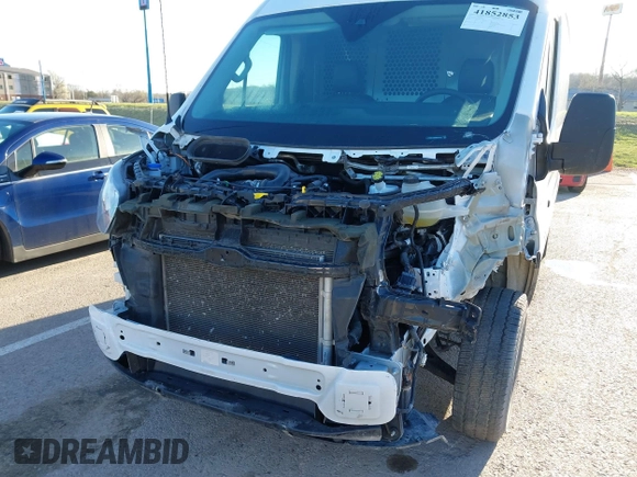 2022 Ford Transit Cargo with VIN 1FTBR1C89NKA35525, listed as a IAAI auction lot 41852853 with Not Provided miles and . Bid and sale history available at DreamBid. Image 6.