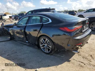 2024 BMW 4 Series 430i with VIN WBA63AV00RFS90506, listed as a Copart auction lot 77158134 with Not Provided miles and Non Repairable. Bid and sale history available at carsss.com. Image 2.
