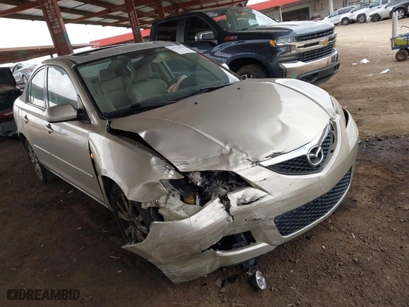 2007 Mazda Mazda3 i Sport with VIN JM1BK12FX71660075, listed as a IAAI auction lot 41923092 with 130,064 mi miles. Bid and sale history available at carsss.com. Image 6.