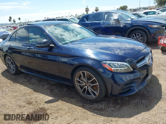 2020 Mercedes-Benz C 43 AMG with VIN 55SWF6EB2LU330233, listed as a IAAI auction lot 42045987 with 84,549 mi miles and . Bid and sale history available at carsss.com. Image 1.