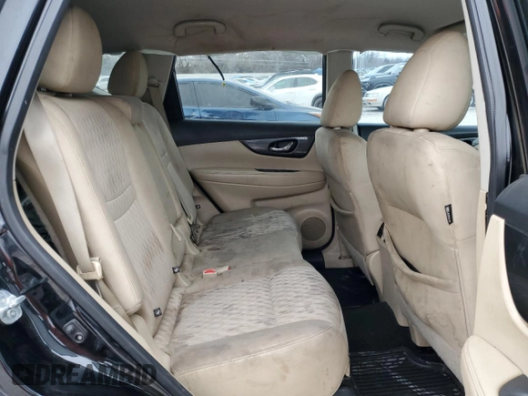 2017 Nissan Rogue SV with VIN 5N1AT2MN4HC738063, listed as a Copart auction lot 43850265 with 133,039 mi miles and Salvage Title. Bid and sale history available at carsss.com. Image 11.