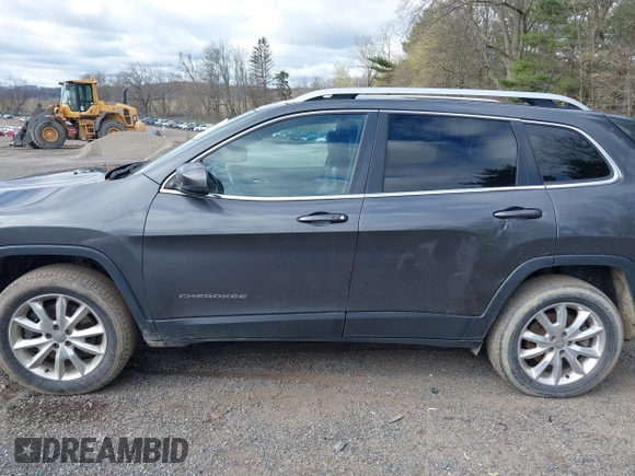 2016 Jeep Cherokee Limited with VIN 1C4PJMDB8GW309110, listed as a IAAI auction lot 41990343 with 163,054 mi miles. Bid and sale history available at carsss.com. Image 15.