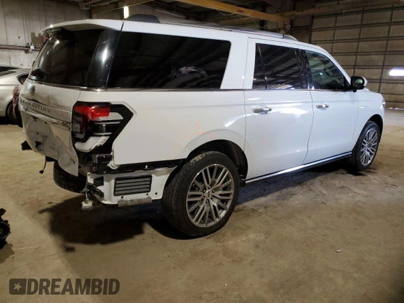 2022 Ford Expedition Max Limited с VIN 1FMJK2AT0NEA11220, выставлен на аукционе Copart как лот 41860675 с пробегом 43 635 миль миль и Списание • Salvage title. История ставок и продаж доступна на DreamBid. Изображение 3.